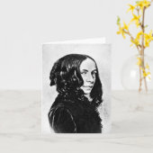 Elizabeth Barrett Browning Kaart (Gele Bloem)