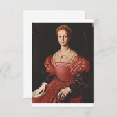 Elizabeth Bathory Portrait Save The Date (Voorkant / Achterkant)