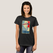 Elizabeth Boss Her Royal Highness Queen of England T-shirt (Voorkant volledig)