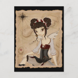 Elizabeth - Carte postale de pirate fée