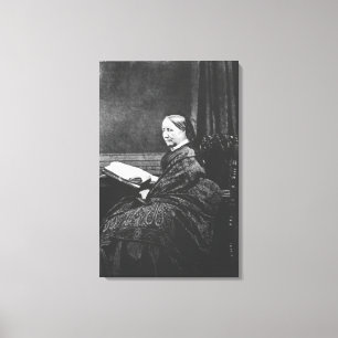 Elizabeth Cleghorn Gaskell 19de eeuw Canvas Afdruk