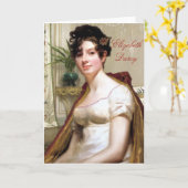 Elizabeth Darcy Notecard Kaart (Gele Bloem)