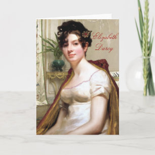 Elizabeth Darcy Notecard Kaart