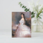 Elizabeth , Empress of Austria, 1865 Briefkaart (Staand voorkant)