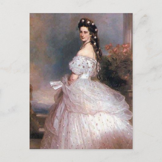 Elizabeth , Empress of Austria, 1865 Briefkaart (Voorkant)