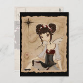 Elizabeth - Fairy pirate briefkaart (Voorkant / Achterkant)