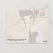 Elizabeth - Fairy pirate briefkaart (Achterkant)