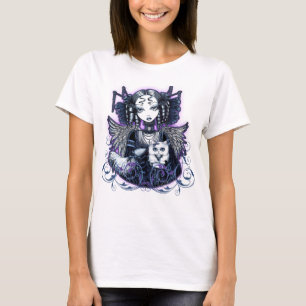 Elizabeth Gothic Persian Cat Angel Top