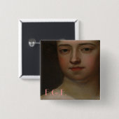 Elizabeth Graeme Fergusson I Vierkante Button 5,1 Cm (Voorkant /achterkant)
