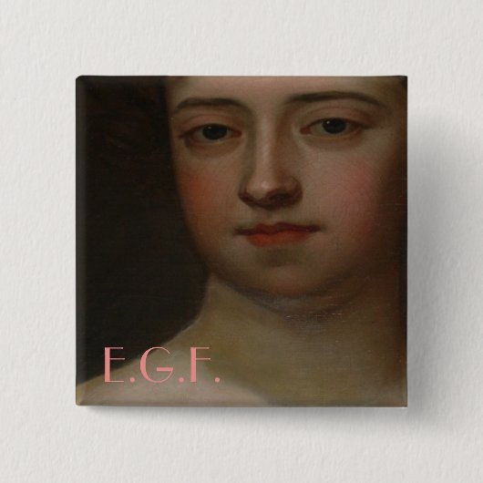 Elizabeth Graeme Fergusson I Vierkante Button 5,1 Cm (Voorkant)