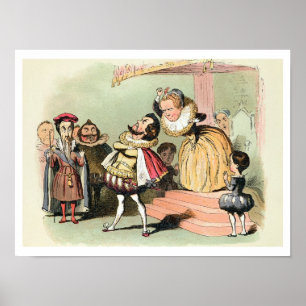 Elizabeth I (1533-1603): met Robert Devereux, twee Poster