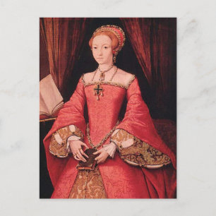 Elizabeth I als prinses Briefkaart