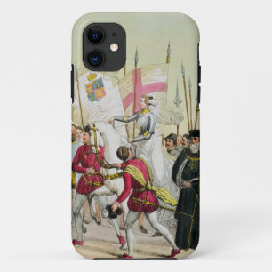 Elizabeth I, bord 12 uit 'De geschiedenis van de N iPhone 11 Hoesje