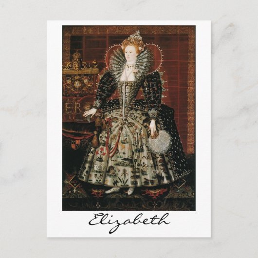 Elizabeth I Briefkaart (Voorkant)