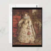 Elizabeth I Briefkaart (Voorkant / Achterkant)