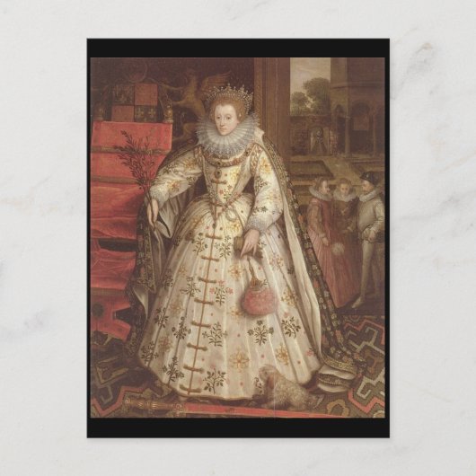 Elizabeth I Briefkaart (Voorkant)