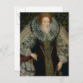 Elizabeth I, c.1585-90 Briefkaart (Voorkant / Achterkant)