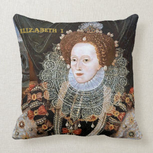 Elizabeth I en Anne Boleyn Queens uit Engeland Kussen