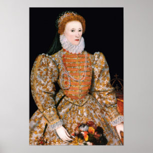 Elizabeth I of England (The "Darnley Portrait") Poster