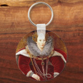Elizabeth I Red Robes Sleutelhanger (Voorkant)