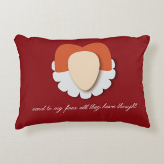 Elizabeth I "Send to my Foes" Accent Pillow Accent Kussen