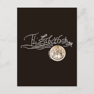 Elizabeth I Signature (Versie 1) Briefkaart
