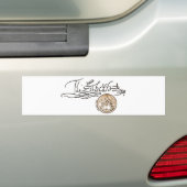 Elizabeth I Signature (Versie 1) Bumpersticker (Op auto)