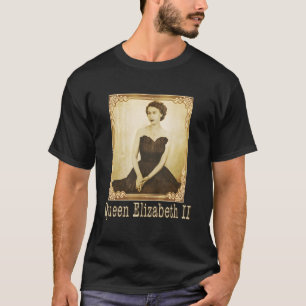 Elizabeth II  Retro God Save The Queen UK M T-shirt