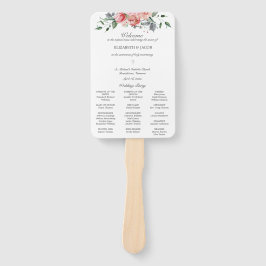 Elizabeth Katholiek Wedding Programma met Massa Handwaaier