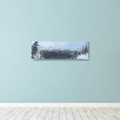 Elizabeth Lake 3 - Glacier Nationaal Park Canvas Afdruk (Insitu (Houten vloer))
