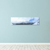 Elizabeth Lake - Glacier National Park Canvas Afdruk (Insitu (Houten vloer))
