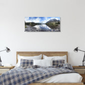 Elizabeth Lake - Glacier National Park Canvas Afdruk (Insitu (Slaapkamer))