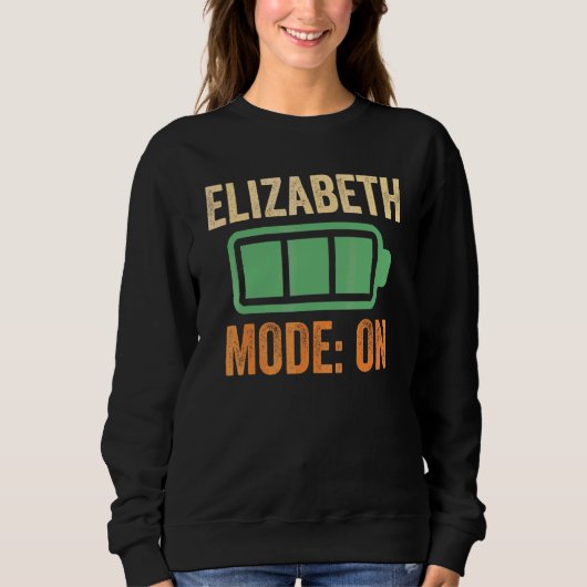 Elizabeth-modus op batterijontwerp trui (Voorkant)