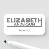 Elizabeth Name Tag (In situ)