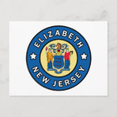 Elizabeth New Jersey Briefkaart (Voorkant)