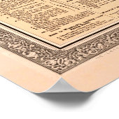  Elizabeth NJ-kaart (1879) Poster (Hoek)