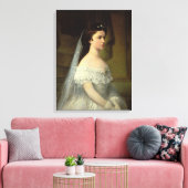Elizabeth of Bavaria , Eempress of Austria Canvas Afdruk (Insitu (Woonkamer))