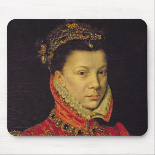 Elizabeth of Valois (1545-68) 1570 (olie op canvas Muismat