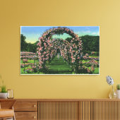 Elizabeth Park Uitzicht van de Rozen Arches Canvas Afdruk (Insitu (Woonkamer))