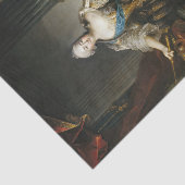 Elizabeth Petrovna door Louis Tocque Tissuepapier (Detail)