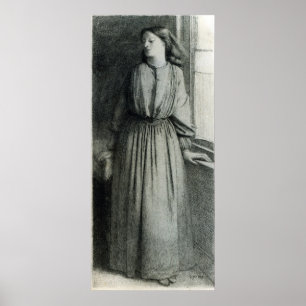 Elizabeth Siddal, mei 1854 Poster