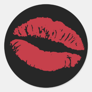 Elizabeth TailHer - Lip Stickers (Zwart Rug)