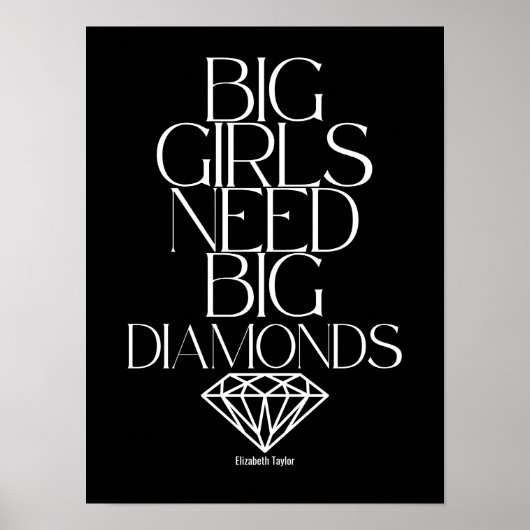 Elizabeth Taylor citeert Women Power Poster (Voorkant)