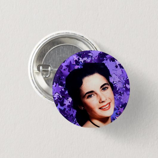 Elizabeth Taylor Nymphet Button (Voorkant /achterkant)