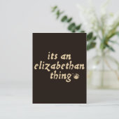 Elizabeth Thing (TM) Briefkaart (Staand voorkant)