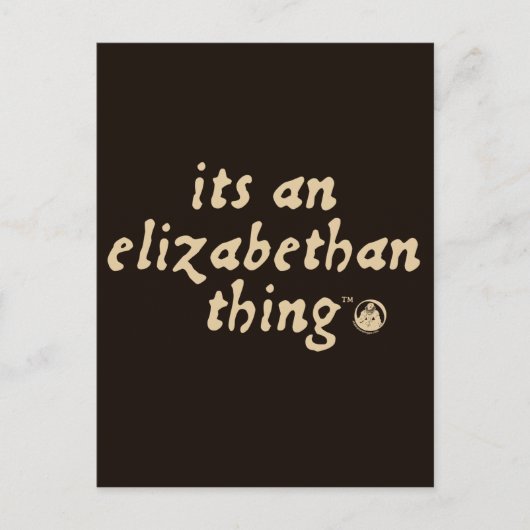 Elizabeth Thing (TM) Briefkaart (Voorkant)
