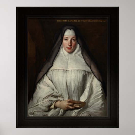 Elizabeth Throckmorton, Canoness Order of Dames Poster (Voorkant)
