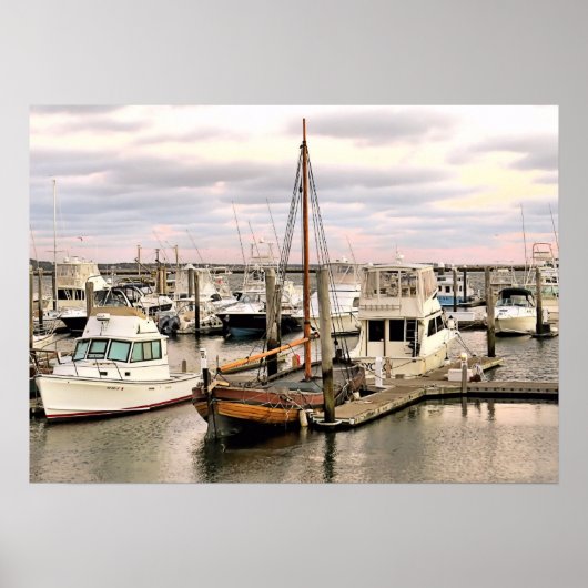 Elizabeth Tilley op zijn ligplaats Poster (Voorkant)