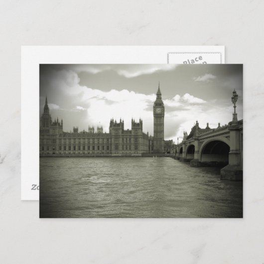 Elizabeth Tower - Carte postale Big Ben (Devant / Derrière)