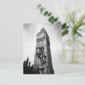 Elizabeth Tower Westminster, Londres UK Carte post (Debout devant)